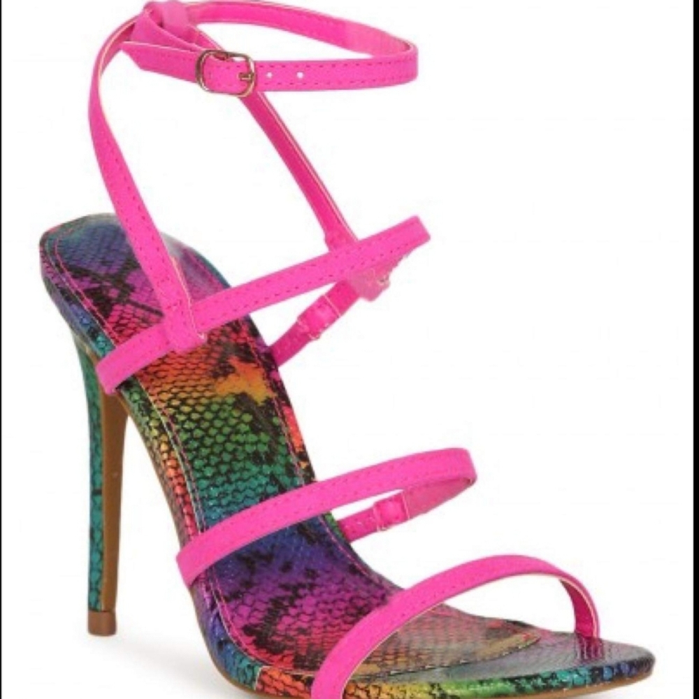 Snake Skin Heels